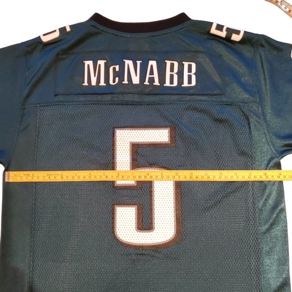 Philadelphia Eagles Donovan McNabb Reebok Green Football Jersey Size Youth L - Picture 5 of 10